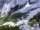 Skalaška pot po grebenu Belščice na štartu skalaške